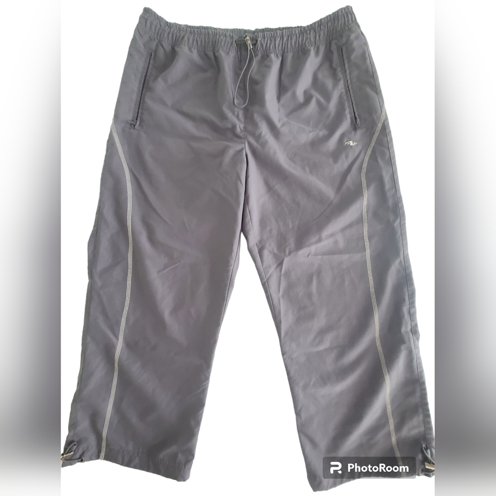 Athletic Works Elastic Waist Jogger Gray women's sport pants Size M 8-10